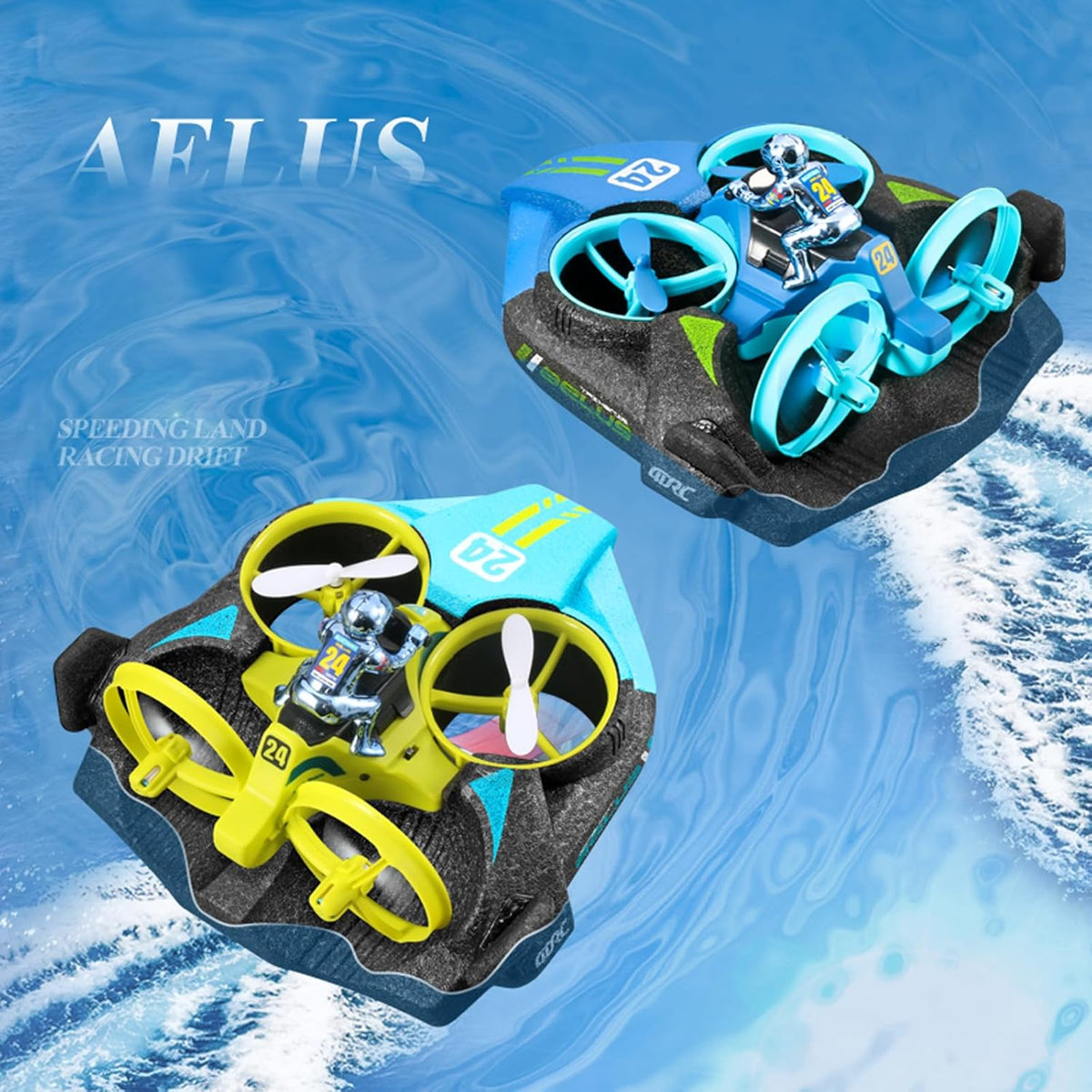 4DRC AELUS - 3 in 1 Ride - Land, Water and Sky