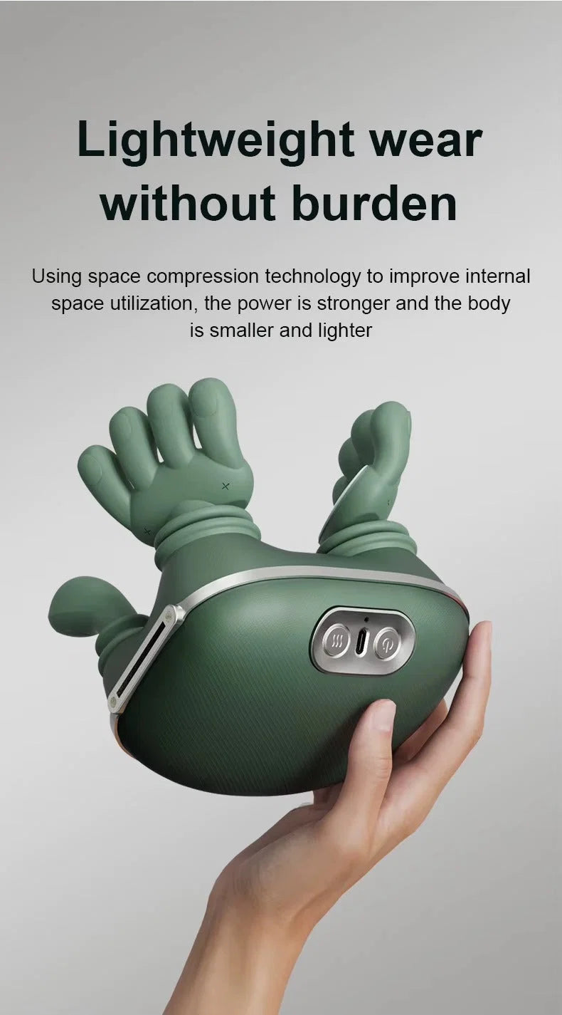 Zovanta 3D Shiatsu Neck & Shoulder Massager | Deep Kneading with Soothing Heat