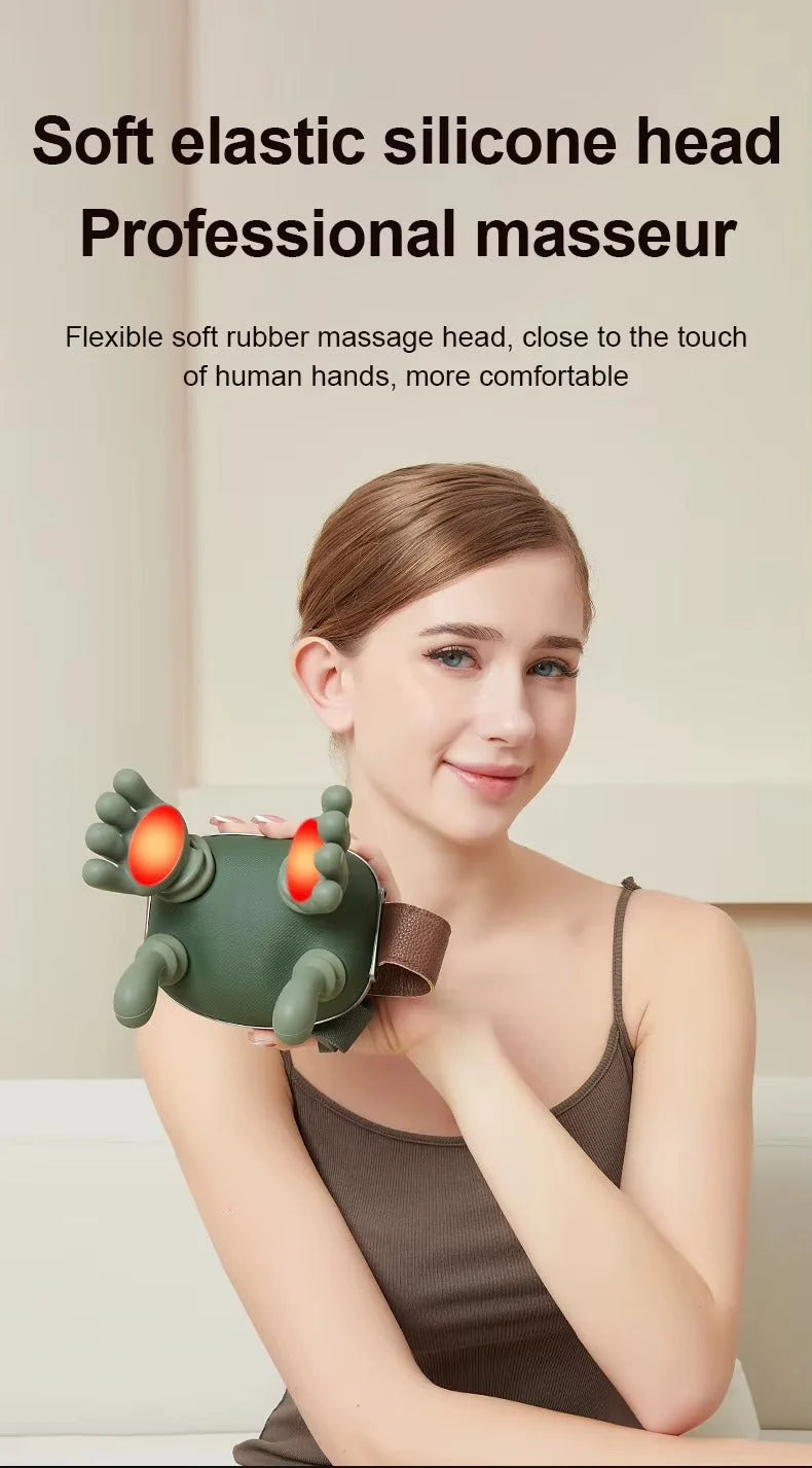 Zovanta 3D Shiatsu Neck & Shoulder Massager | Deep Kneading with Soothing Heat