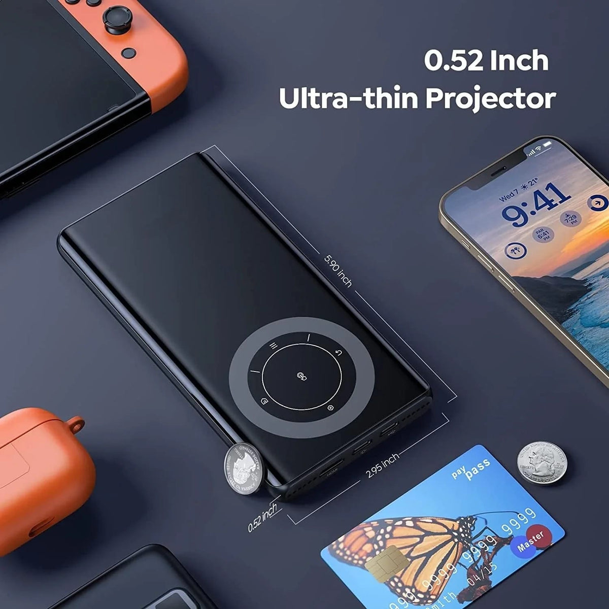 Pojector Image PocketBeam™ Mini Projector | Turn Any Wall Into a Big Screen – Zovanta